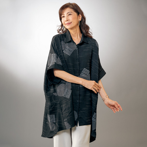 スーパービッグ前開きロングシャツ