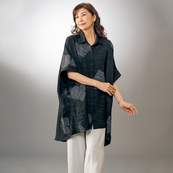 スーパービッグ前開きロングシャツ