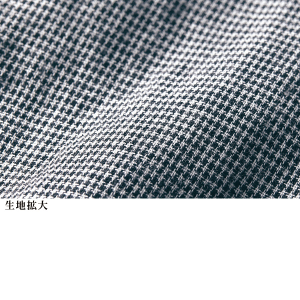 襟配色ダブルガーゼブラウス