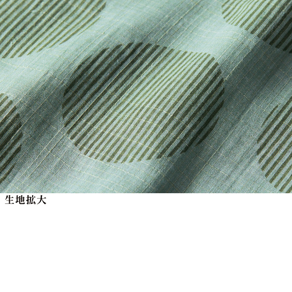 綿100％和柄水玉チュニック