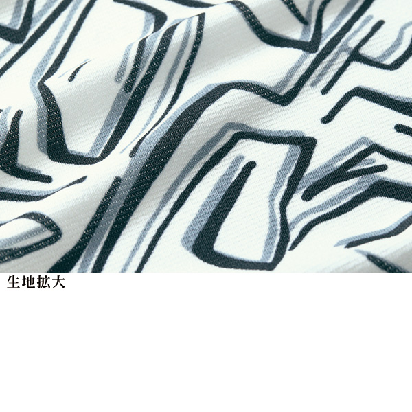 手書き風プリントカットソーチュニック