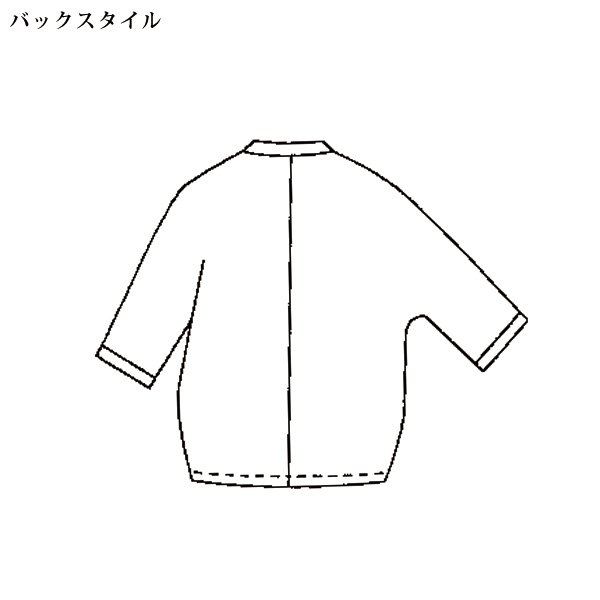 綿麻ドルマンブラウス