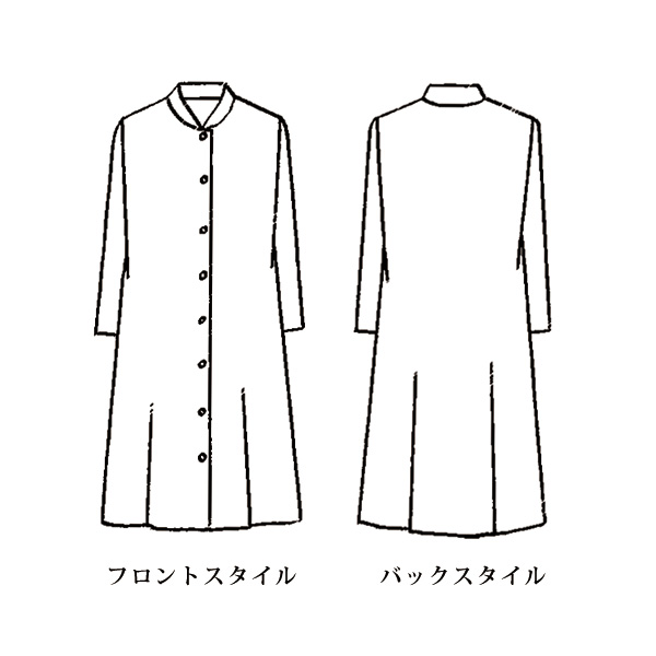 総レース裏地付きジャケットワンピース