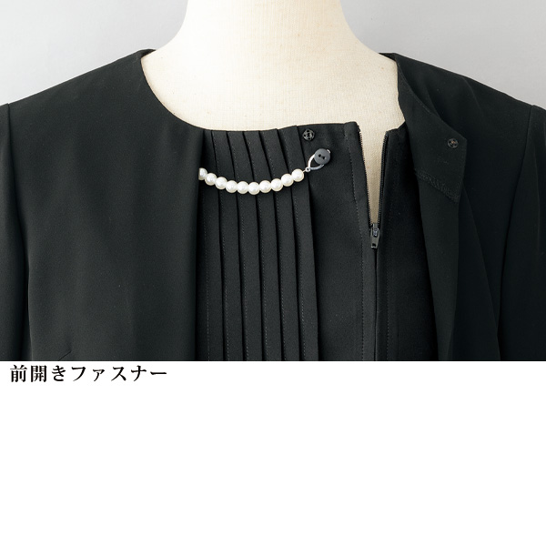 ワイドパンツフォーマルスーツ（ネックレス付き） 大きいサイズ M L LL 3L