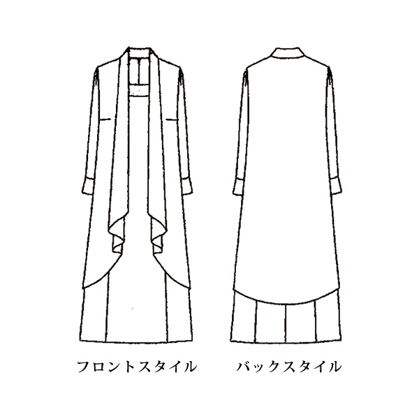 重ね着風ロングフォーマルワンピース 大きいサイズ M L LL 3L