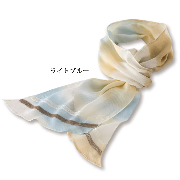 接触冷感ストール2色組