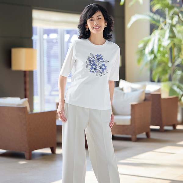 シルケット加工プリントTシャツ