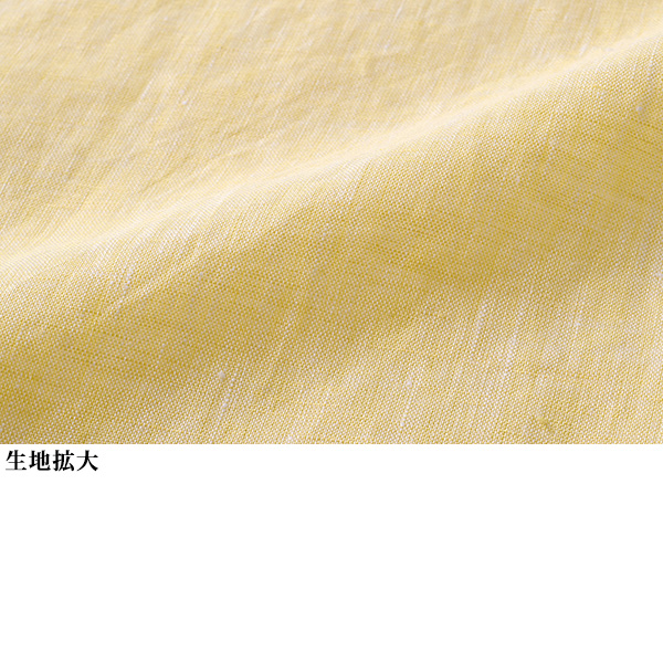 麻100％2WAYブラウス