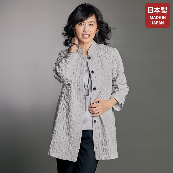 ふくれジャカード織りジャケット