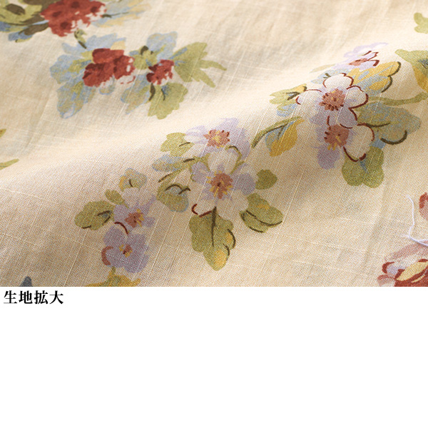 ヴィンテージフラワープリントブラウス