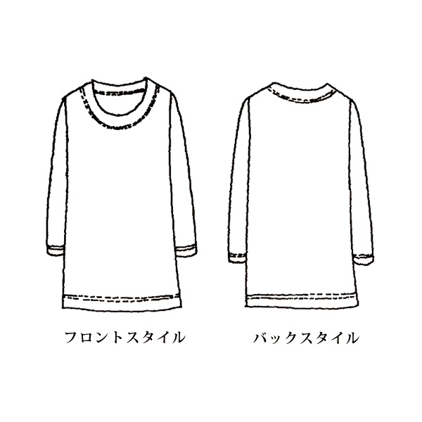 リバティプリントプルオーバー 大きいサイズ M LL 4L