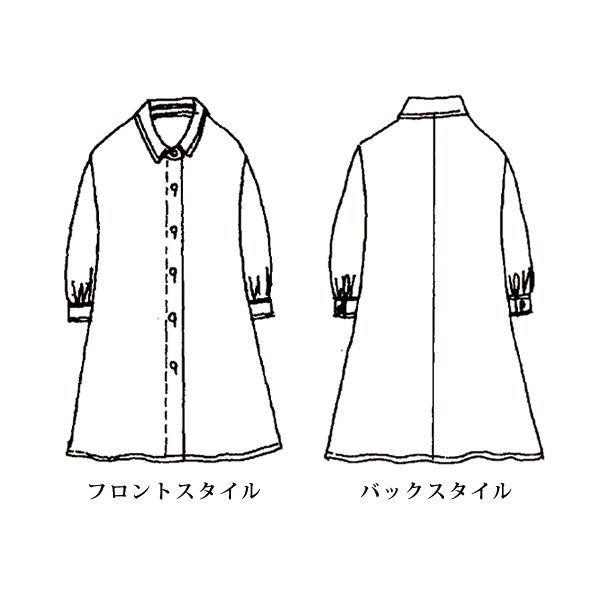 カットジャカードチュニックブラウス 大きいサイズ M LL 4L