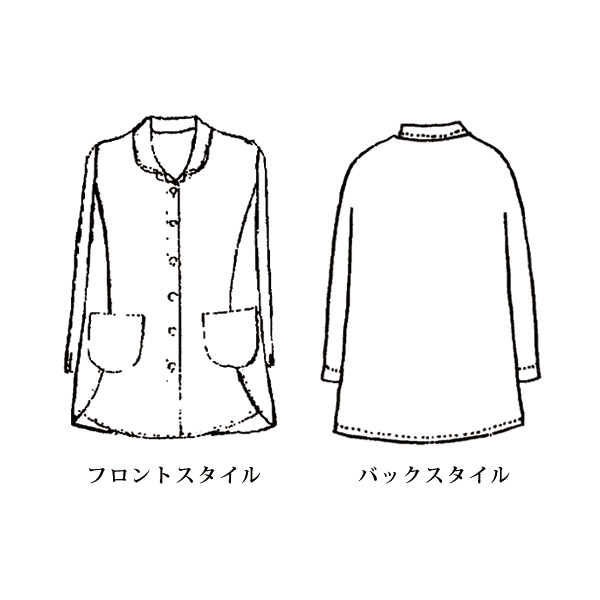 トリアセテート混プリントブラウス 大きいサイズ M LL 4L