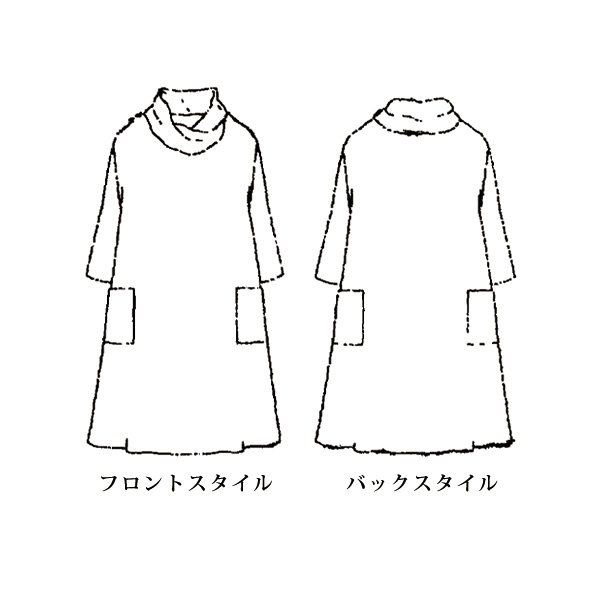 楊柳チェックワンピース 大きいサイズ M LL 4L
