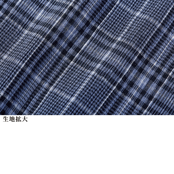 楊柳チェックワンピース 大きいサイズ M LL 4L