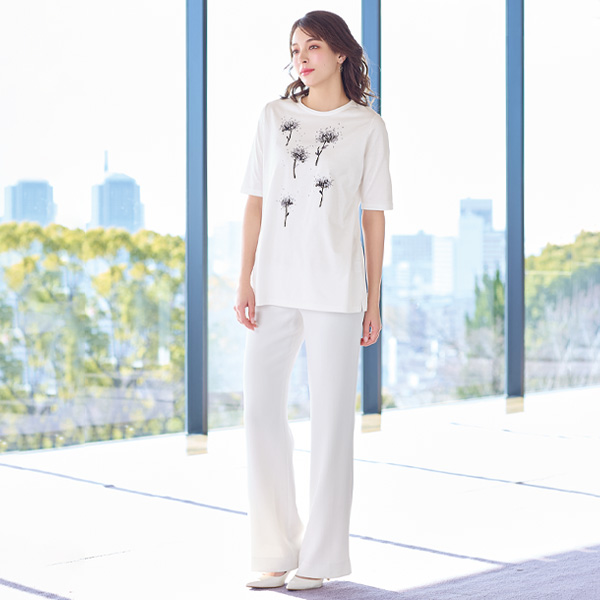 スパンコール付Tシャツ 大きいサイズ M LL 4L