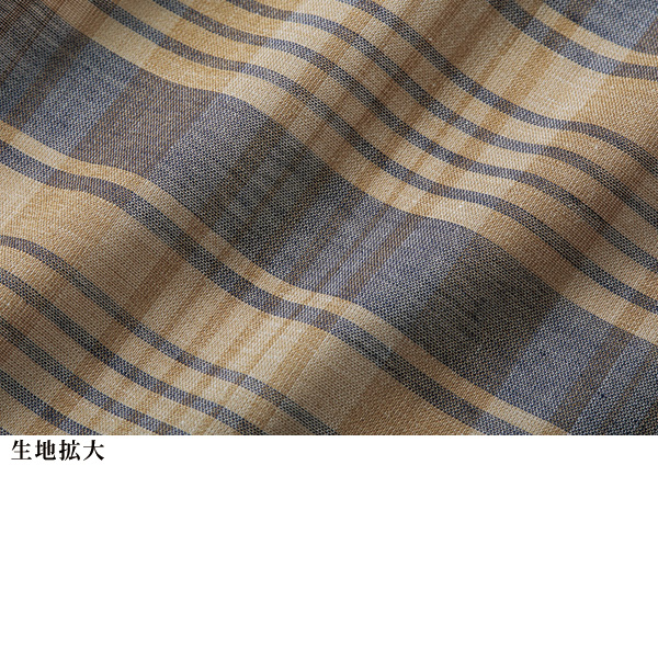 麻入りシアーシャツジャケット 大きいサイズ M LL 4L