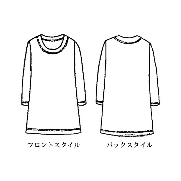 接触冷感プリントプルオーバー 大きいサイズ M LL 4L