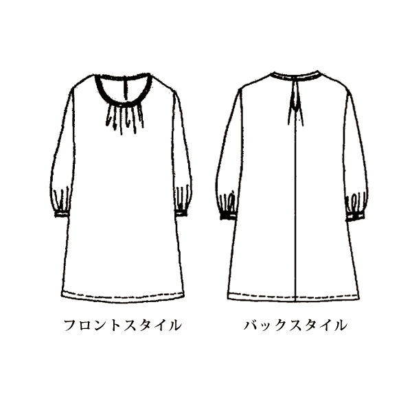 綿麻プリントブラウス 大きいサイズ M LL 4L