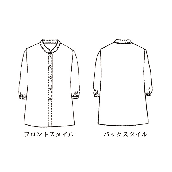 トリアセテート混プリントブラウス 大きいサイズ M L LL 3L