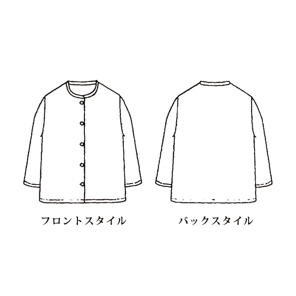 からみ織ブラウスジャケット 大きいサイズ M LL 4L