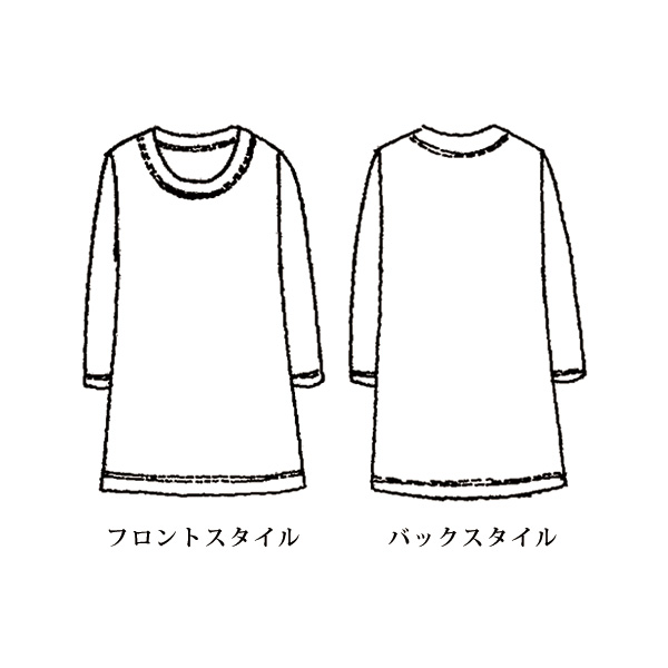 リバティプリントプルオーバー 大きいサイズ M LL 4L