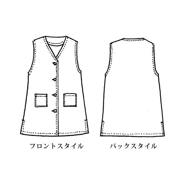 ジャカードベスト 大きいサイズ M LL 3L