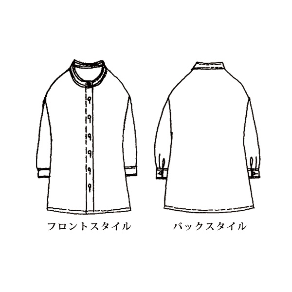 リバティプリントブラウス 大きいサイズ M LL 4L