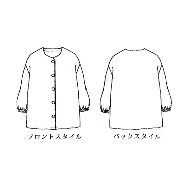 刺しゅうジャケット 大きいサイズM LL 4L