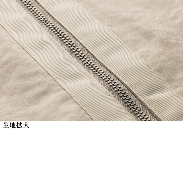 ソフトヴィンテージ素材テープ使いソフトジャケット
