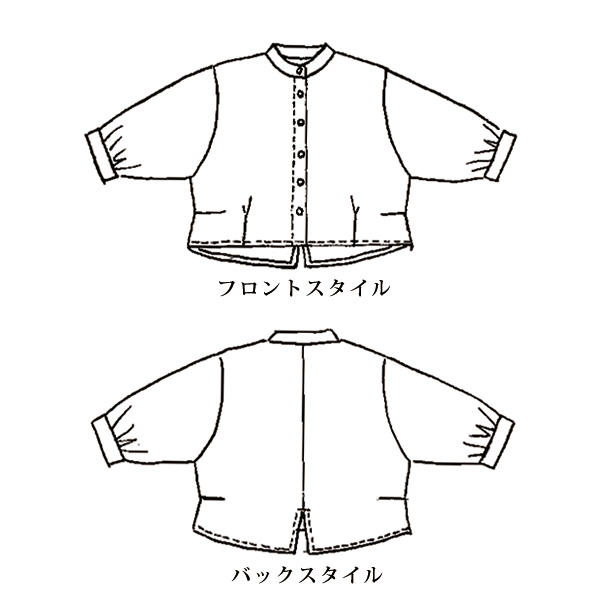 ギンガムチェック変形デザインブラウス