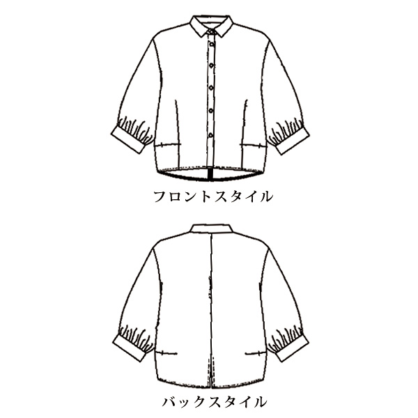 花刺しゅうブラウス