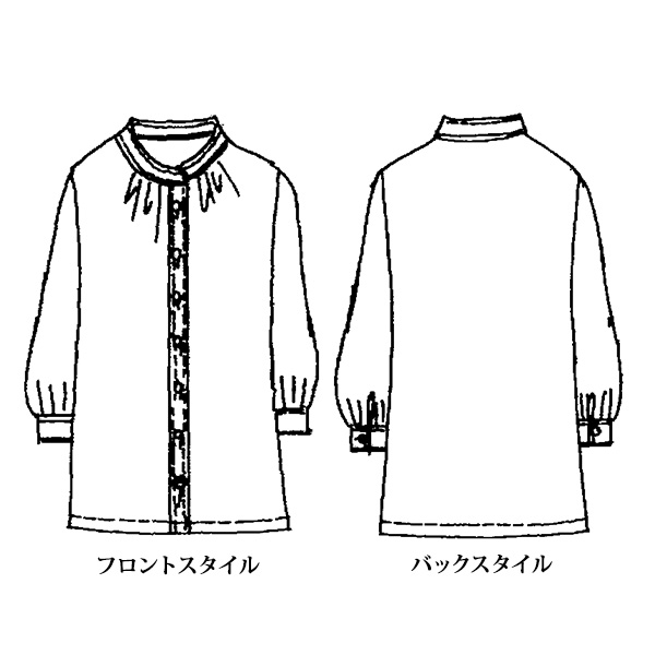 配色ブラウス 大きいサイズ M LL 4L