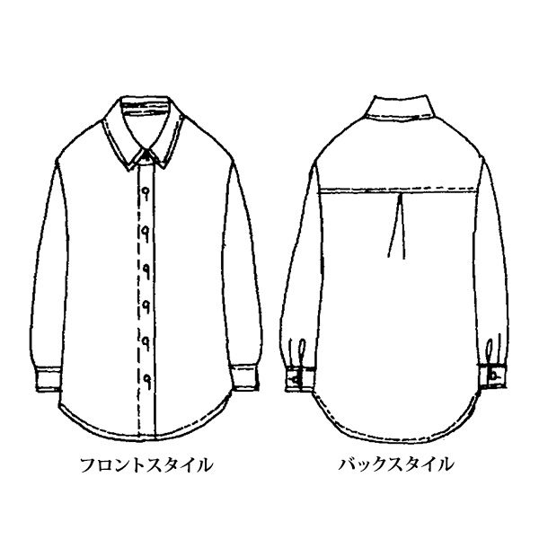 異素材切替ブラウス 大きいサイズ M LL 4L