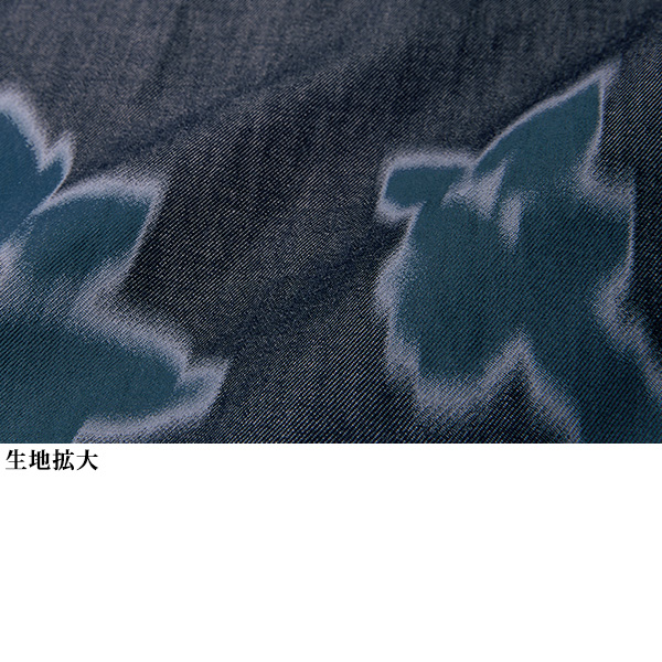 顔料抜染プリントブラウス 大きいサイズ M LL 4L