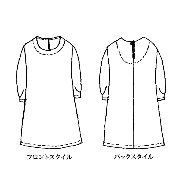 サテンプリントチュニック 大きいサイズ M LL 4L