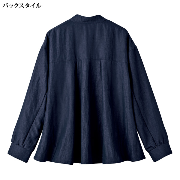 レーヨン混フレアジャケット 大きいサイズ M LL 3L