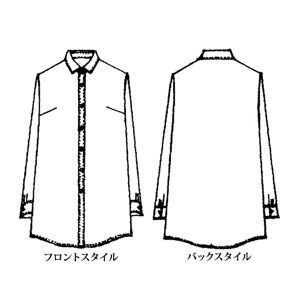 ドビー織チェックブラウス 大きいサイズ M LL 3L 4L