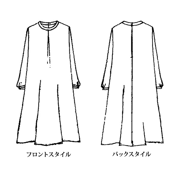 プリントワンピース 大きいサイズ M LL 3L 4L