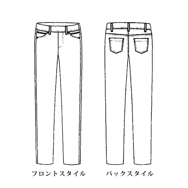 裏シャギーバーズアイ調「ぬくリッチ」ストレッチパンツ
