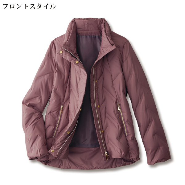 シームレス軽量ダウンジャケットコート