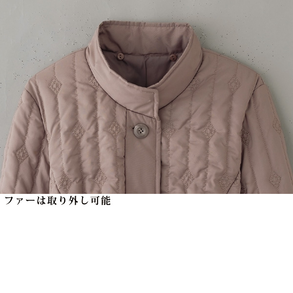 エコファー付中わたキルトジャケット
