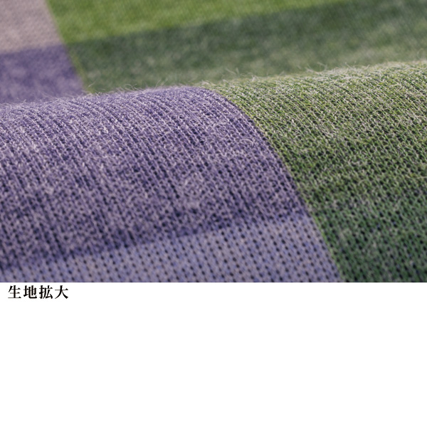 ブロック柄リバーシブルプルオーバー