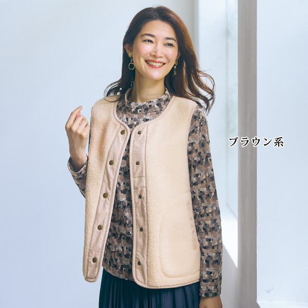 ウール混ジャカードプルオーバー