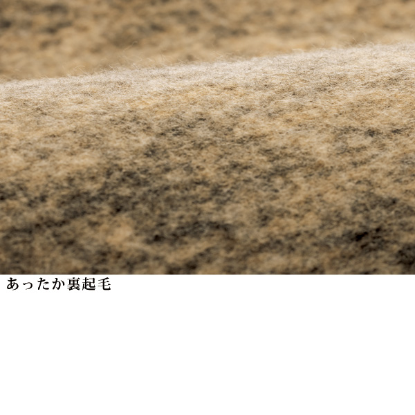 裏起毛エスニック柄ジャケットワンピース
