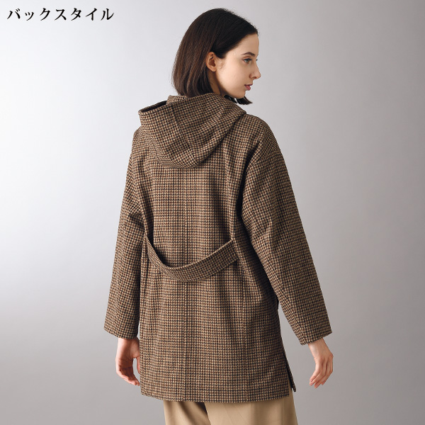 お家で洗えるウールライクコート