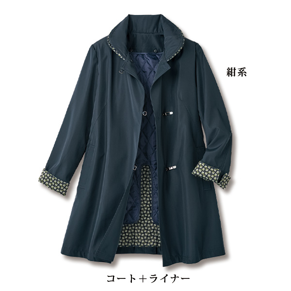 ライナー付裏プリントコート