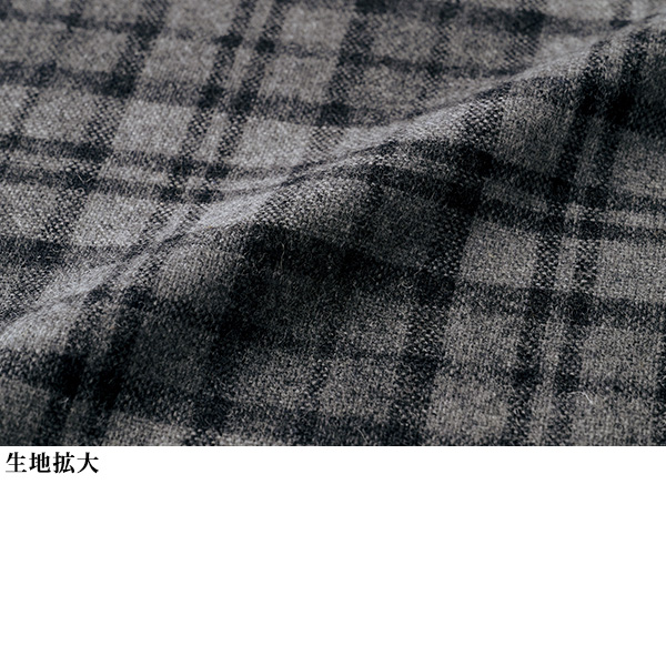 ウール混杢調ワンピースジャケット
