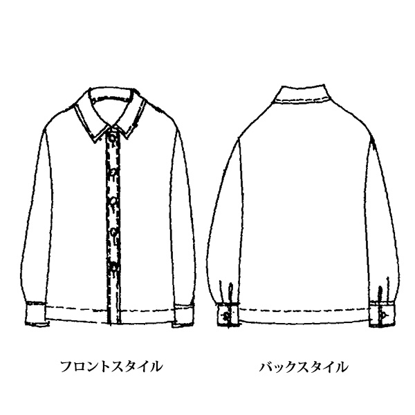 尾州織シルクネップツイードシャツジャケット 大きいサイズ M LL 4L