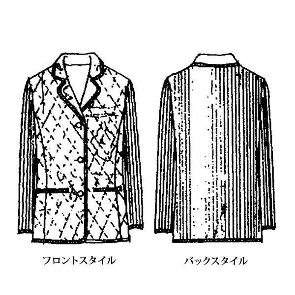 シルクキルト切替えジャケット